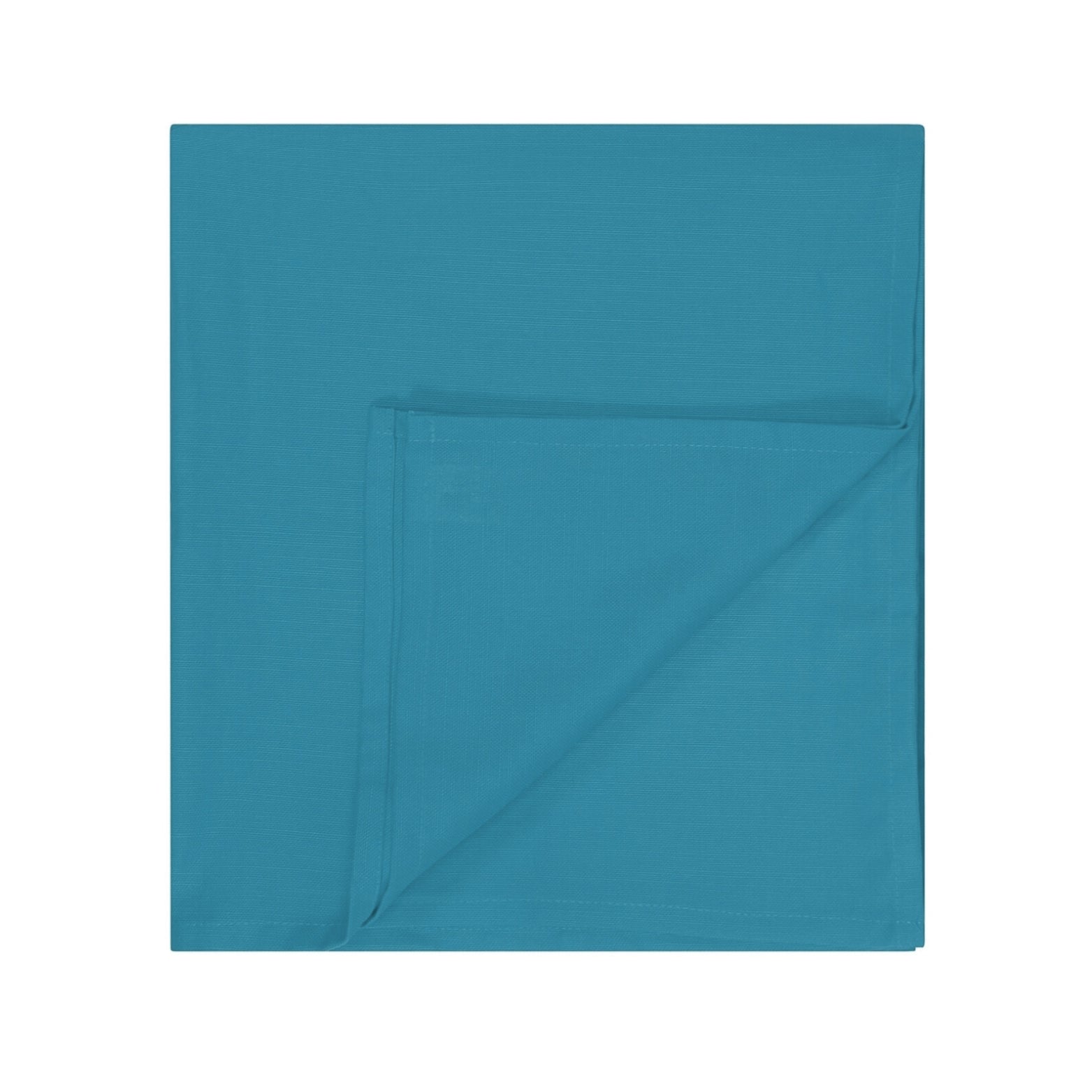 Teal Cotton Bed Runner