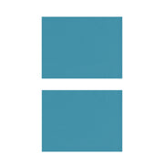 Teal Cotton Placemats, Set of 2