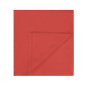 Tomato Red Cotton Bed Runner