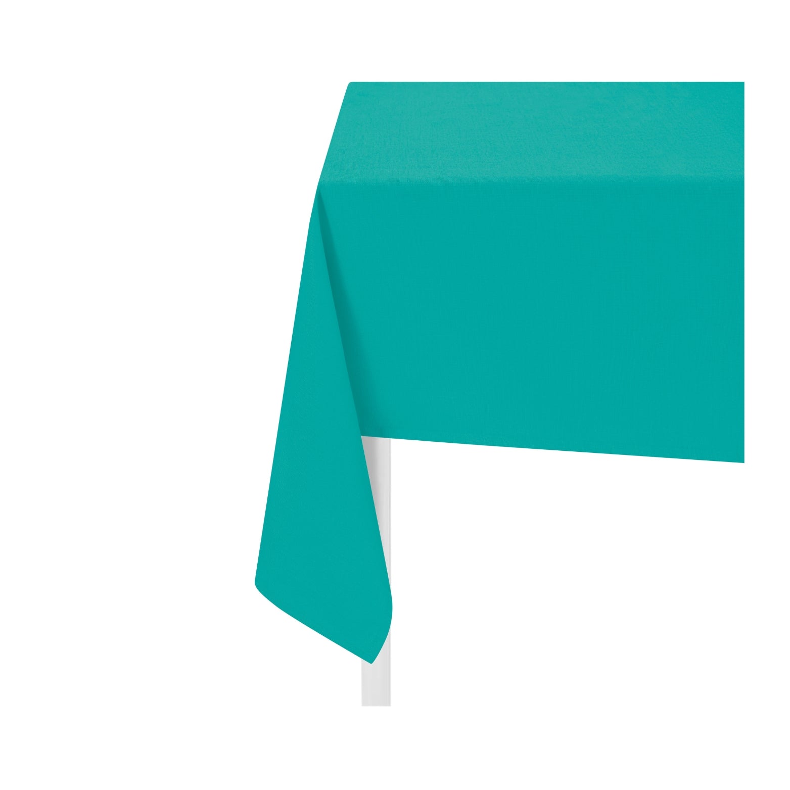 Turquoise Cotton Tablecloth