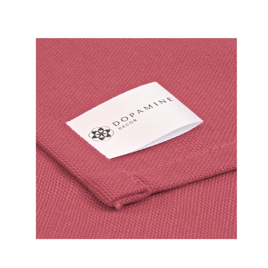 Wine Cotton Bed Runner