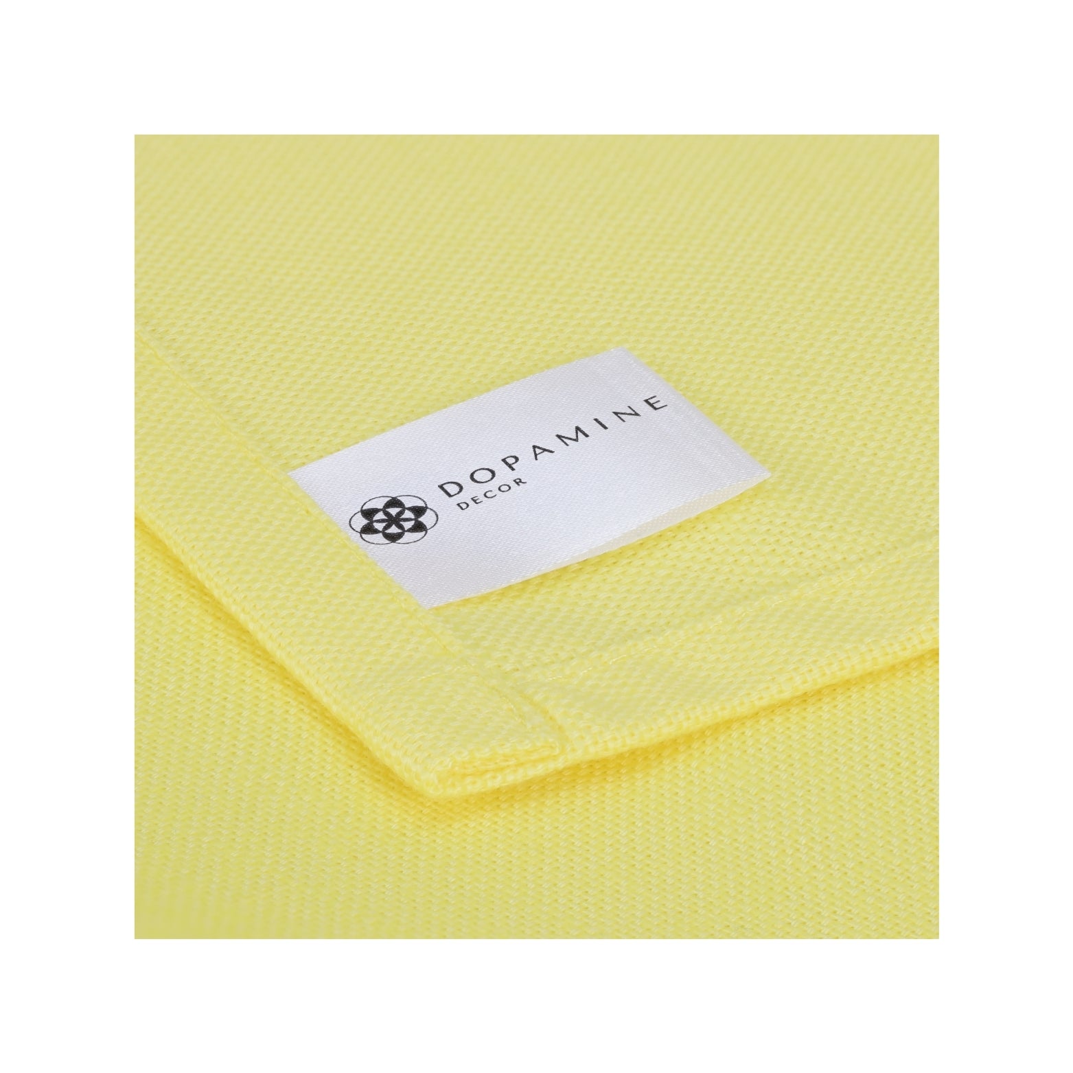 Neon Yellow Cotton Napkins, Set of 4