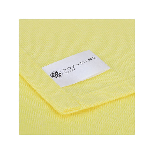 Yellow Cotton Bed Runner