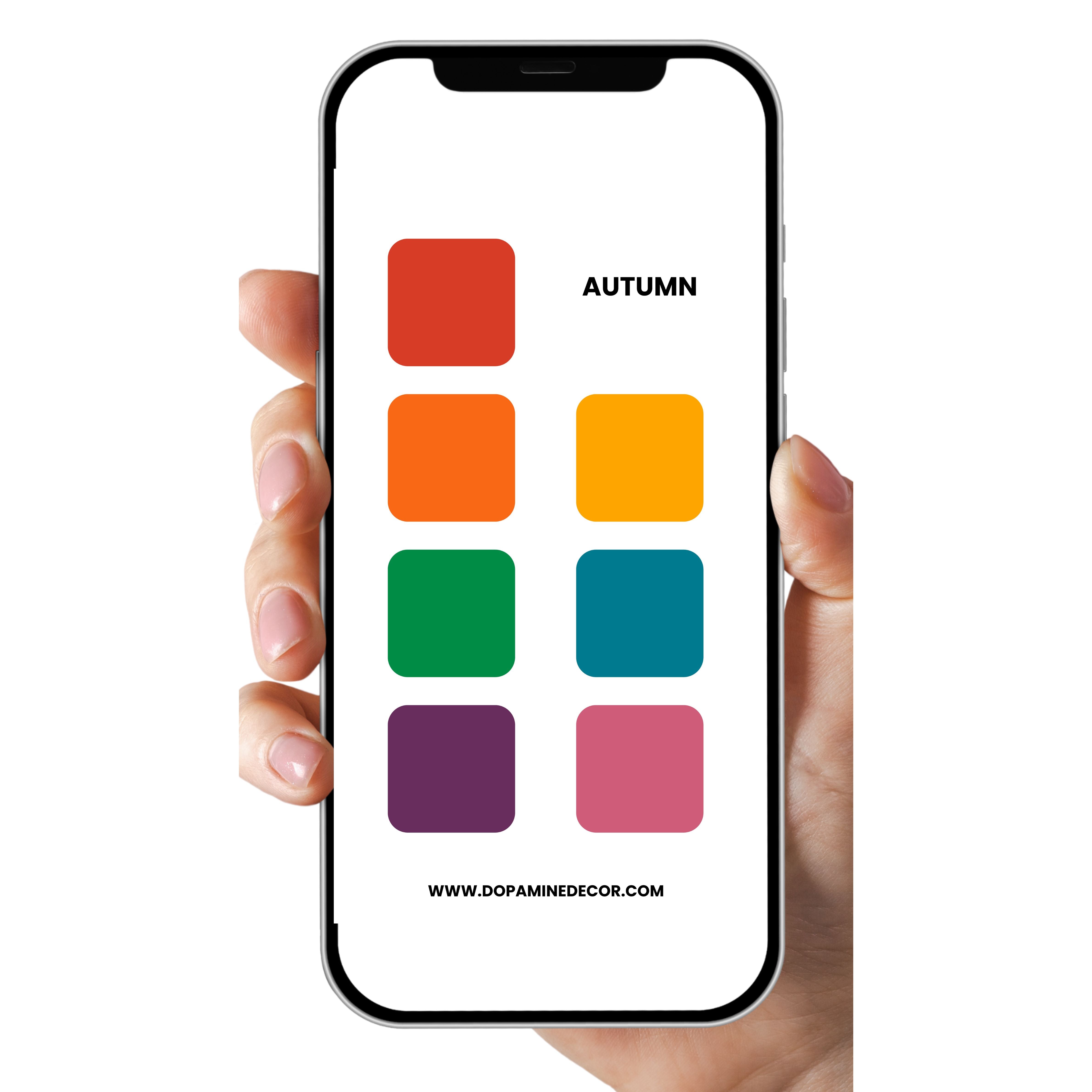 phone-displaying-autumn-seasonal-colour-analysis-palette-swatch