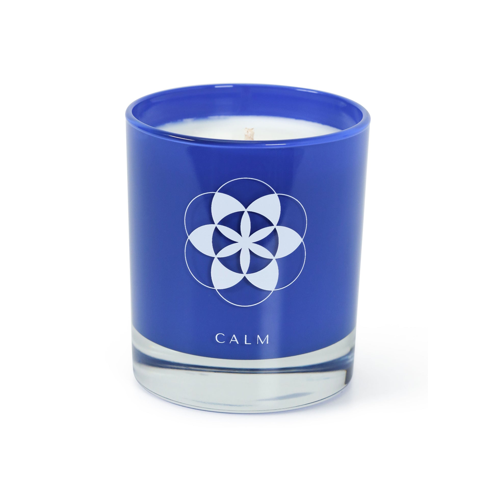 doapmine-decor-blue-calm-lavender-aromatherapy-candle-with-white-seed-of-life-design-on-white-background